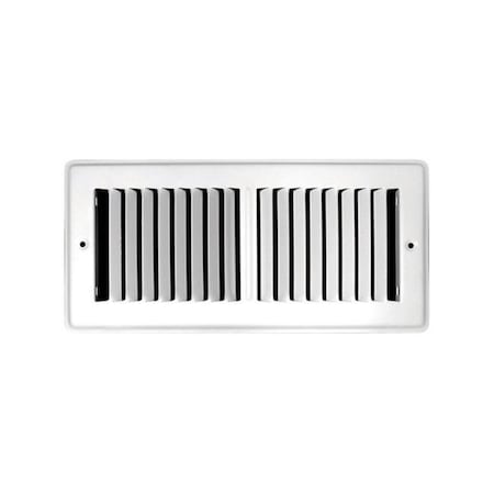 Tinkertools B & K C150TSW02X10 Powder Coated Toe Space Floor Grille  White TI156220